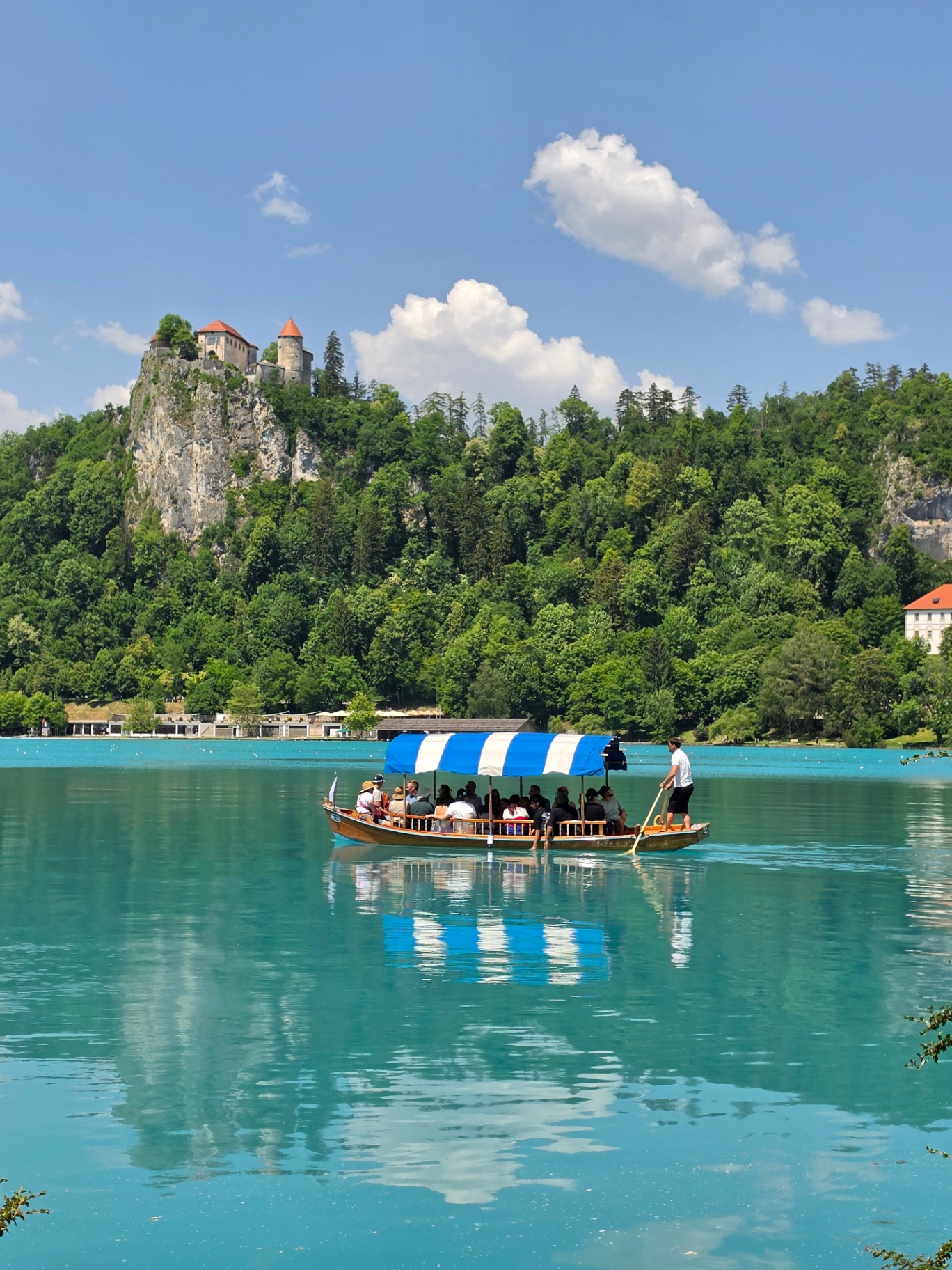 Pletna boat on Lake Bled